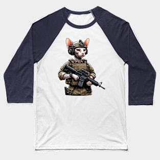 Tactical Cat Baseball T-Shirt